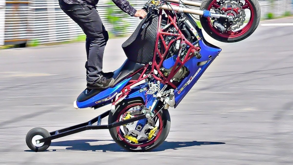 Mono Wheelie In Stunt Riding World Stuntex Motorcycle Video